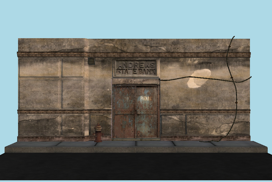 Street Front 3d model